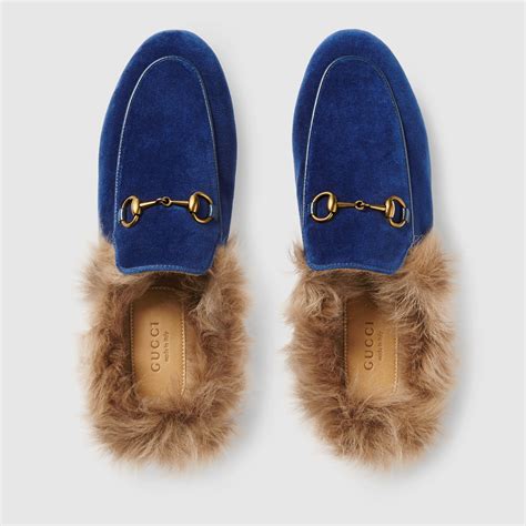 gucci princetown velvet slipper|gucci princetown leather slipper women.